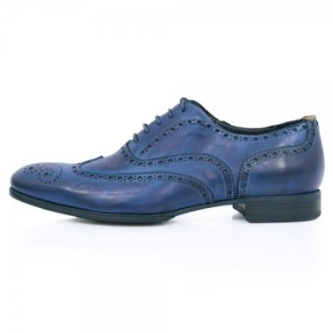 Paul Smith Navy dip dyed brogue £149 from Stuarts London